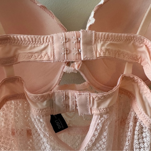 Pink lace nightgown - Picture 4 of 5